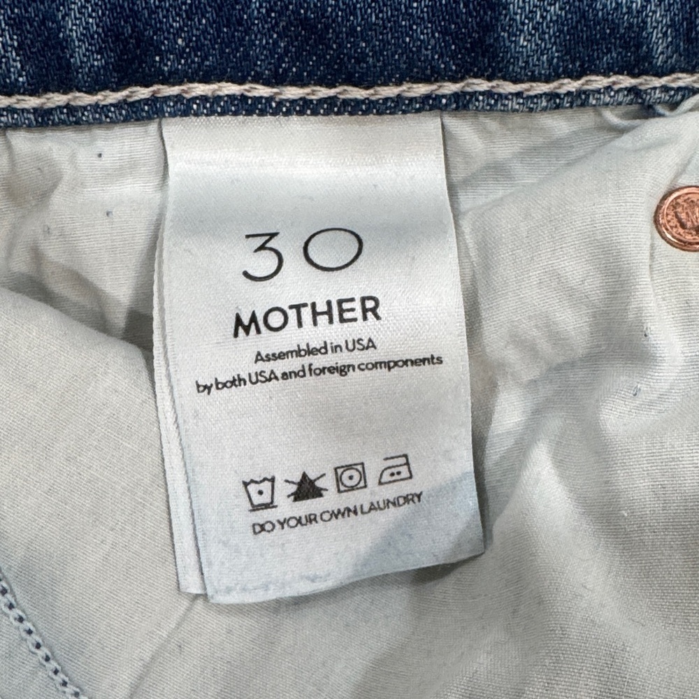 MOTHER The Flirt Cold Feet Denim Jeans Size 30 - Picture 13 of 16
